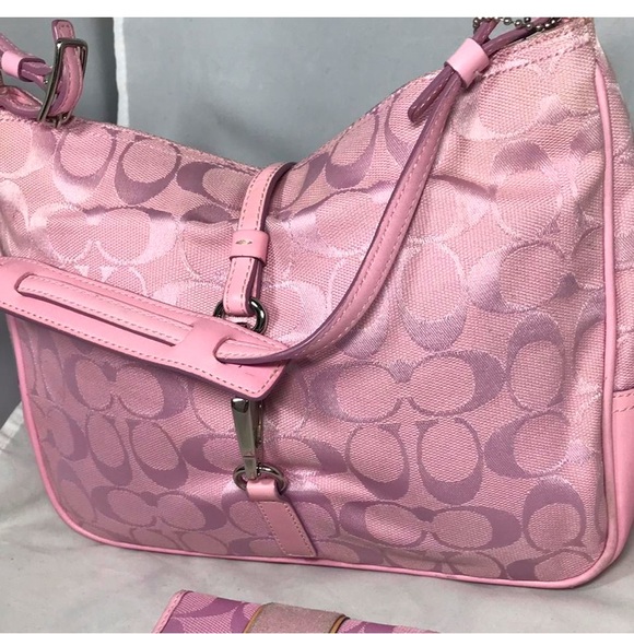 Coach Handbags - COACH 6091 BABY PINK/LILAC/LAVENDER